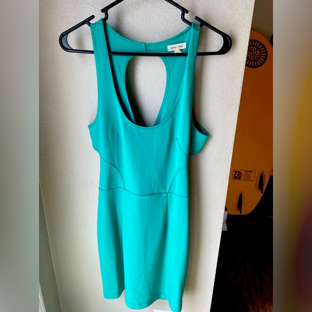 Teal silence & noise party dress